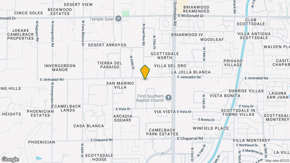 7005 E Jackrabbit Rd Map and Location Details