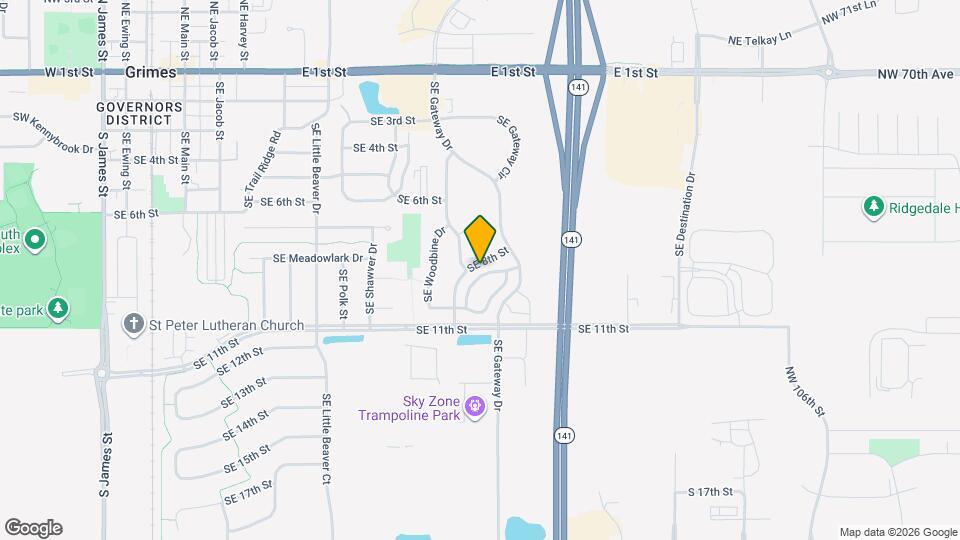 802 SE Crossings Ln Mapa y Detalles de la Ubicación
