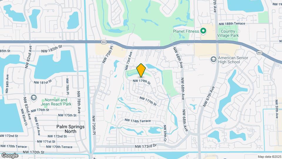 7095 NW 179th St Map and Location Details