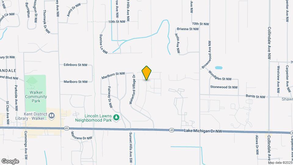 3485 Lake Michigan Dr NW Map and Location Details