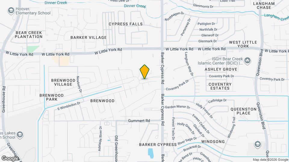 18222 Bethany Manor Ct Map and Location Details