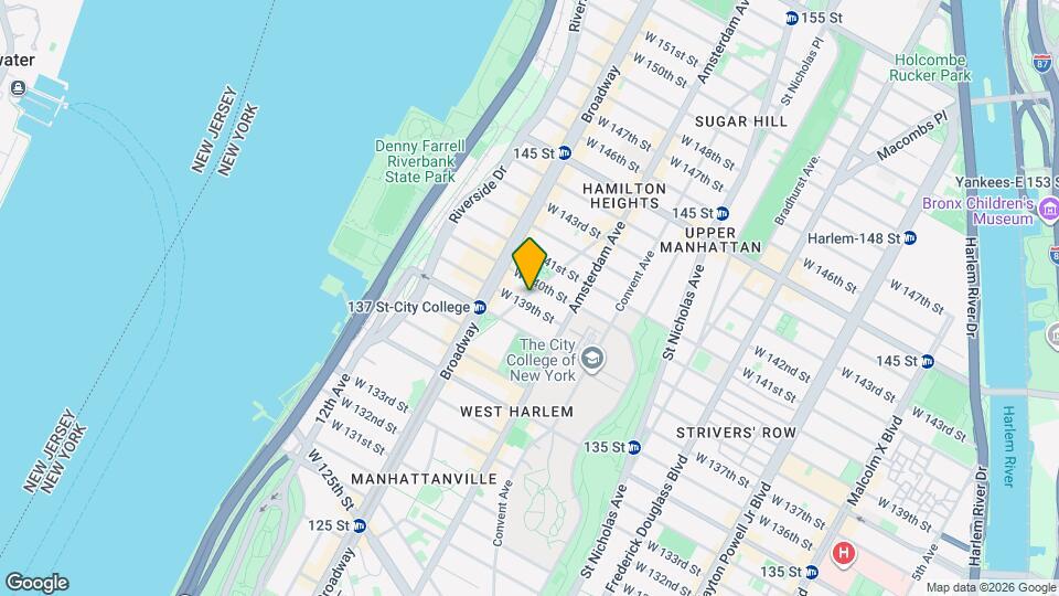 HAMILTON PLACE, Unit 2B Map and Location Details