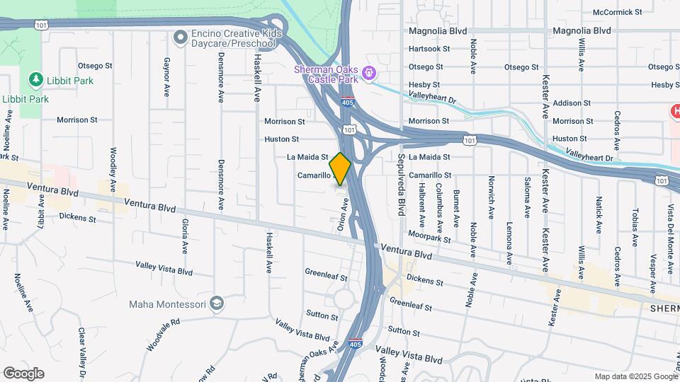 4737 Orion Ave Map and Location Details