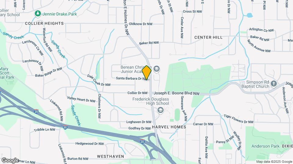 354 Hamilton E Holmes Dr NW Map and Location Details