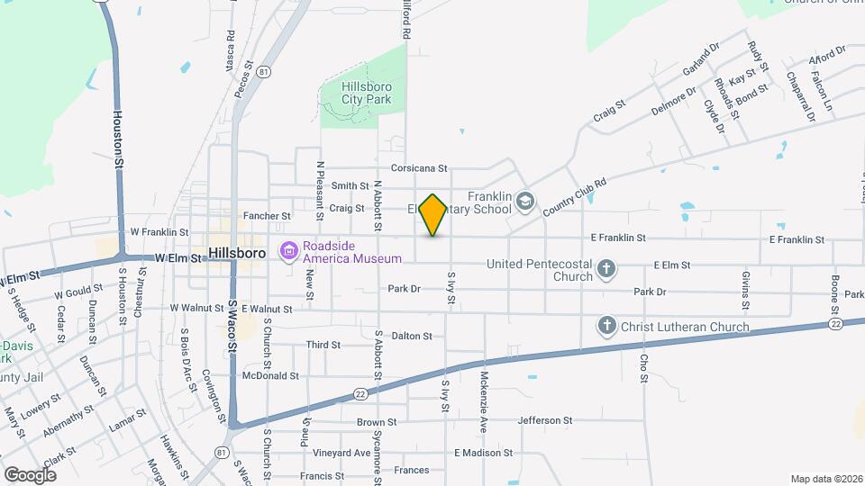 508 E Franklin St Map and Location Details