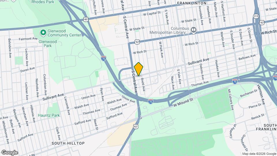 1385 Sullivant Ave Mapa y Detalles de la Ubicación