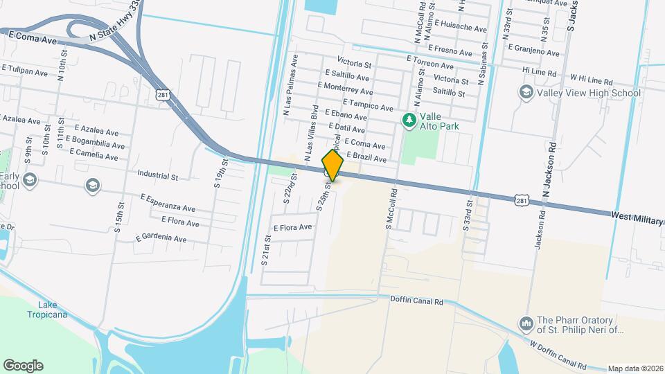 305 S 25th St, Unit 3 Map and Location Details