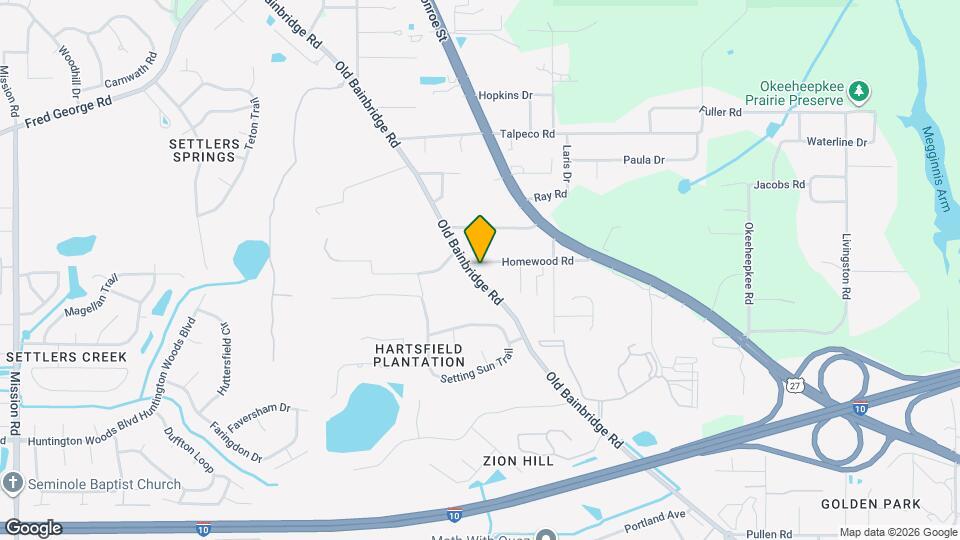 1839 Homewood Rd Map and Location Details