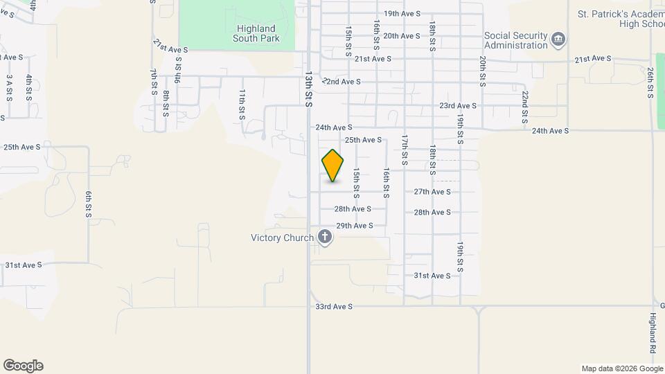 1409 27th Ave S Map and Location Details