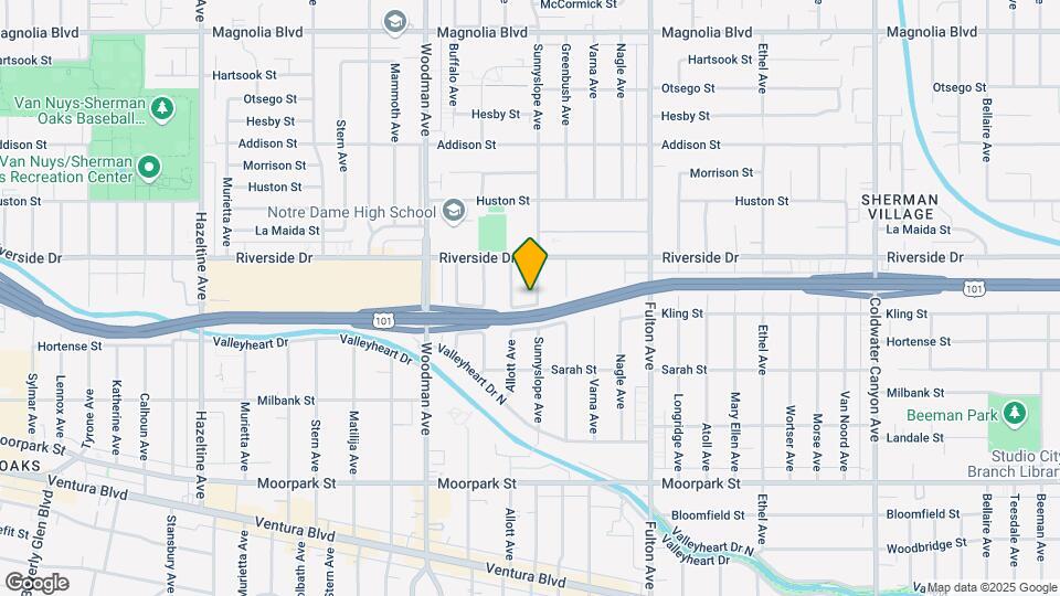 4715 Sunnyslope Ave Map and Location Details