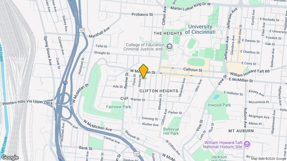 2357 Stratford Ave Map and Location Details