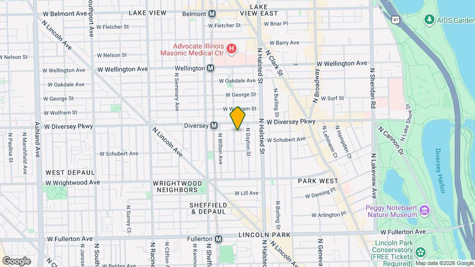 2737 N Mildred Ave Map and Location Details