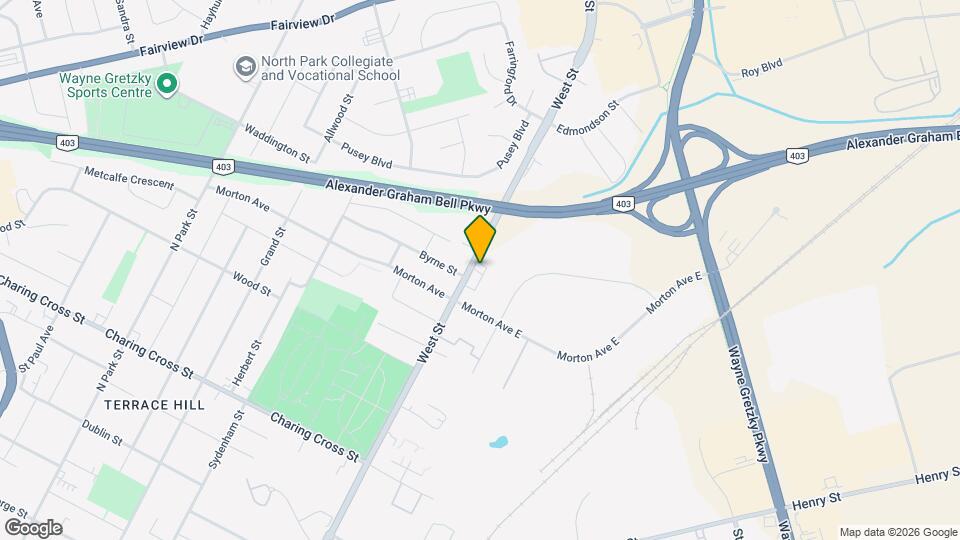 495 W St Map and Location Details