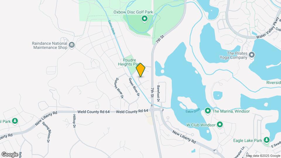 1707 Platte River Dr Map and Location Details
