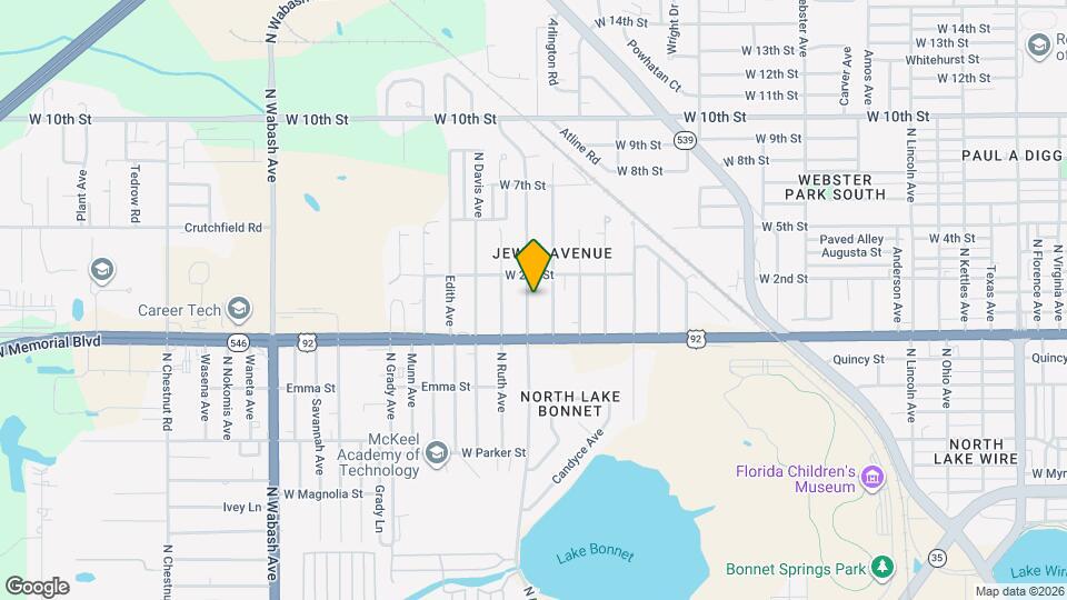 1027 N Brunnell Pkwy Map and Location Details