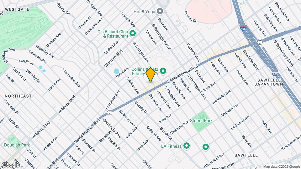 1457 Armacost Apartments Map and Location Details