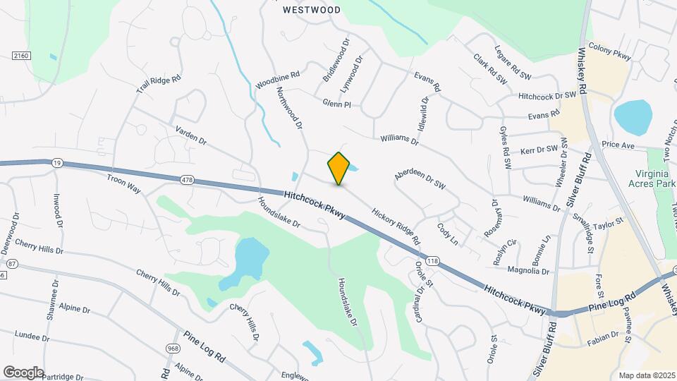 869 Hickory Ridge Rd Map and Location Details