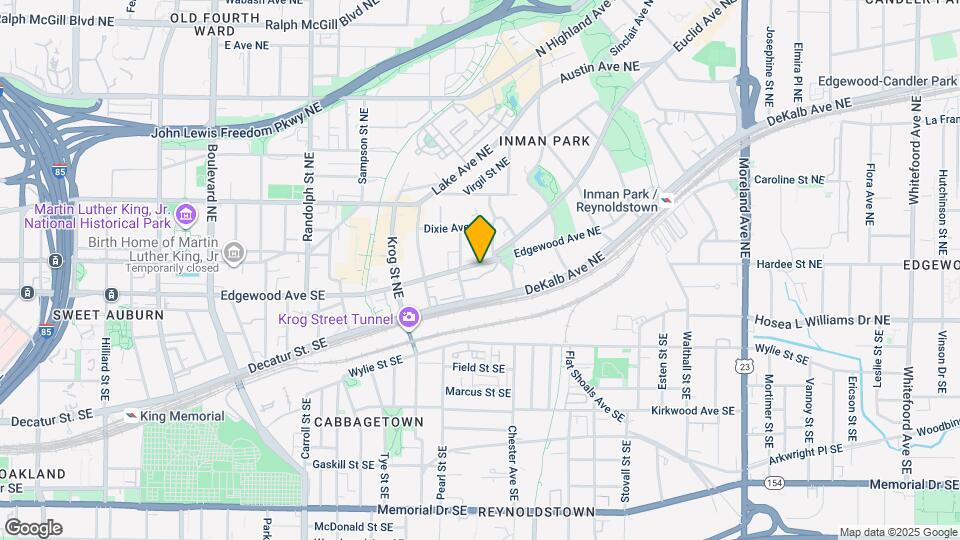 815 Edgewood Ave NE Map and Location Details