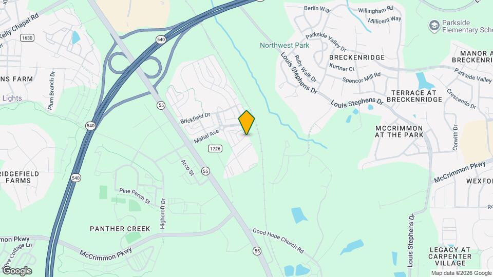 134 Ashlar Ct Mapa y Detalles de la Ubicación