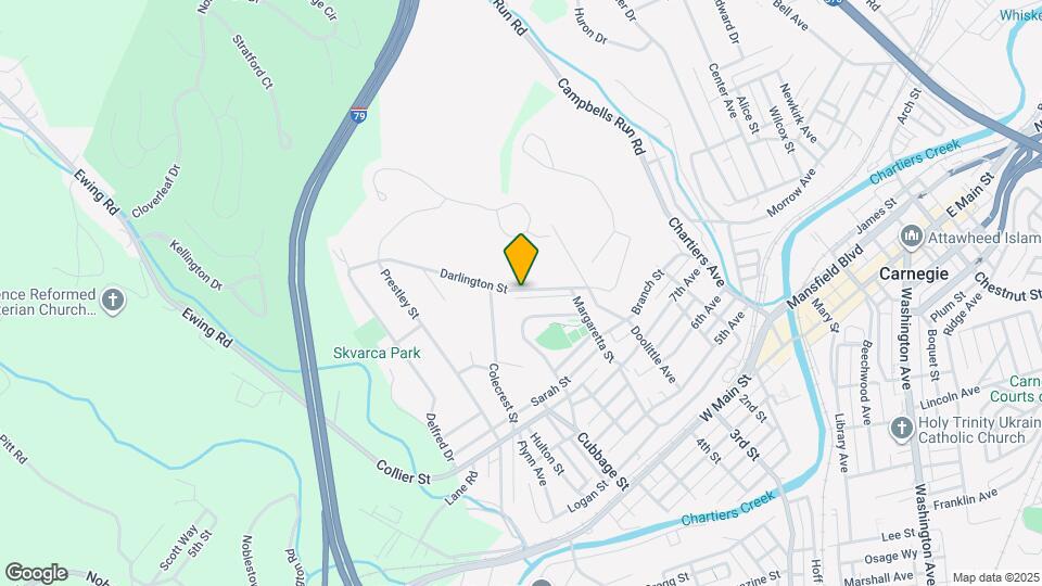 733 Darlington St Map and Location Details