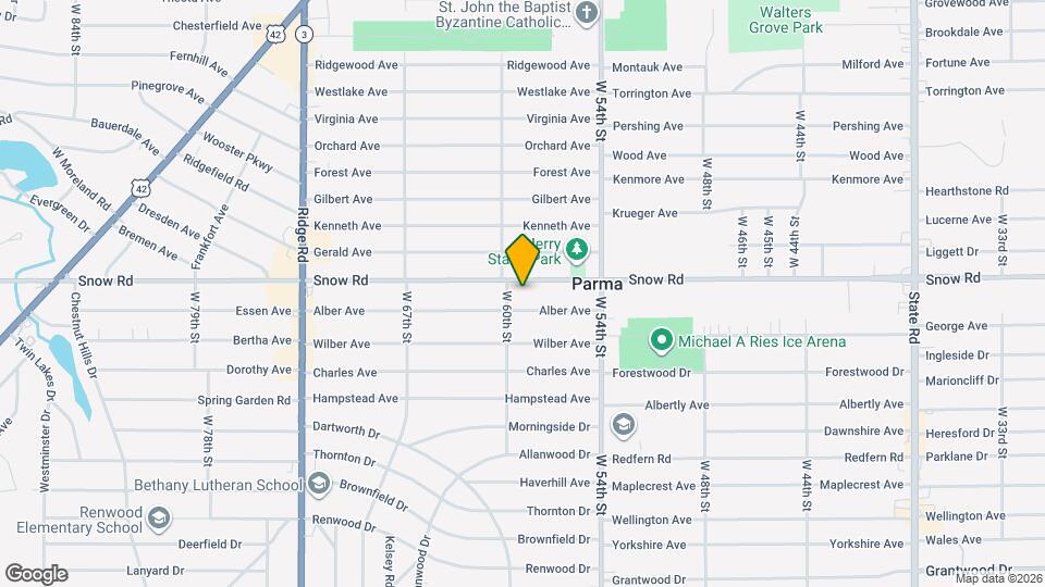 5815 Snow Rd Map and Location Details