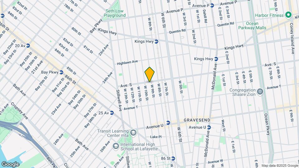 116 Avenue S Mapa y Detalles de la Ubicación