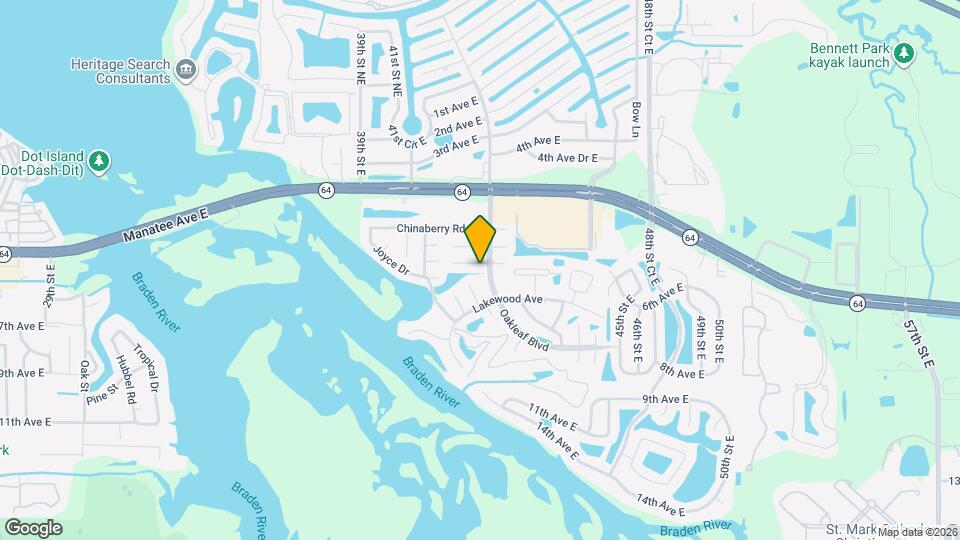 4210 Oak Ln Map and Location Details