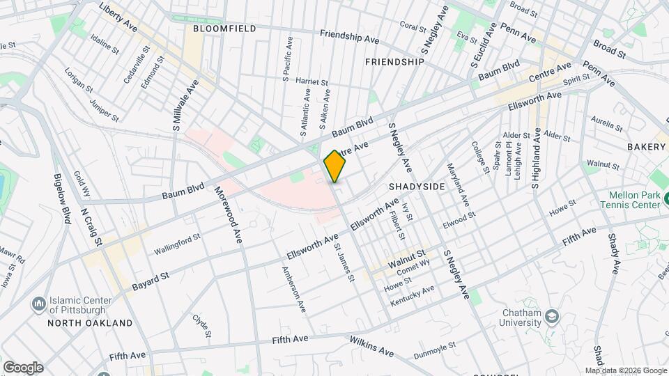 539 S Aiken Ave Map and Location Details