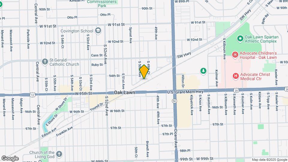 4941-4947 Columbus Dr Mapa y Detalles de la Ubicación