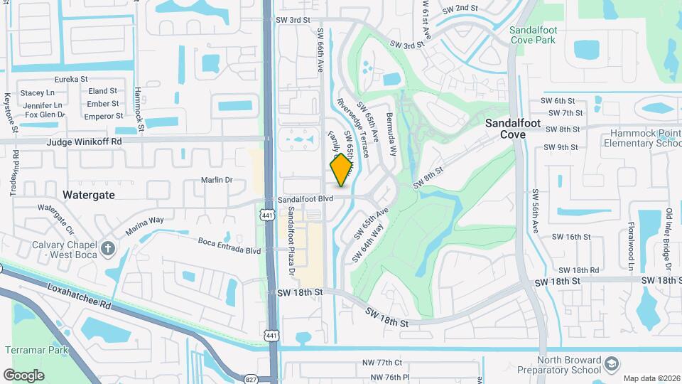 9749 Sandalfoot Blvd Map and Location Details