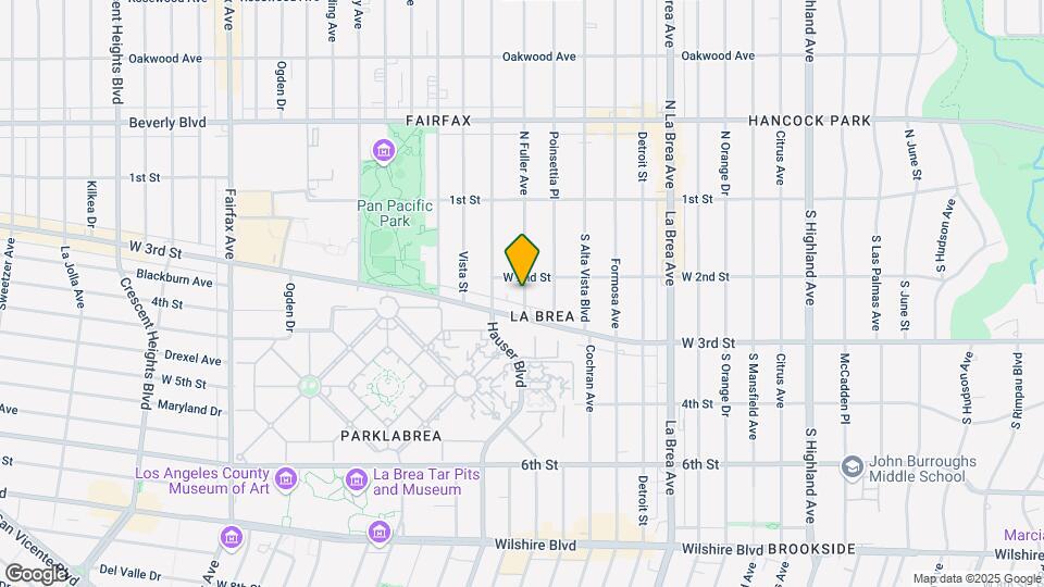 223 S Fuller Ave Map and Location Details