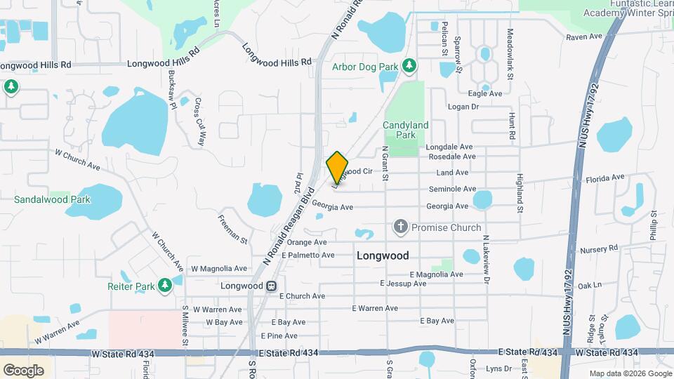 423 Longwood Cir Map and Location Details