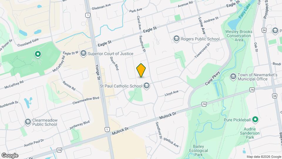 402 Handley Crescent Map and Location Details