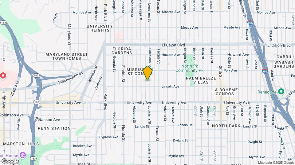 4020 Louisiana St Map and Location Details
