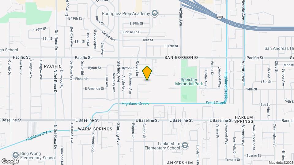 2176 E Amanda St Map and Location Details