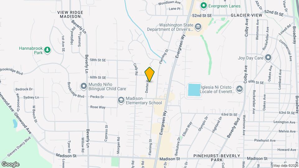 6023 Dexter Ave Map and Location Details