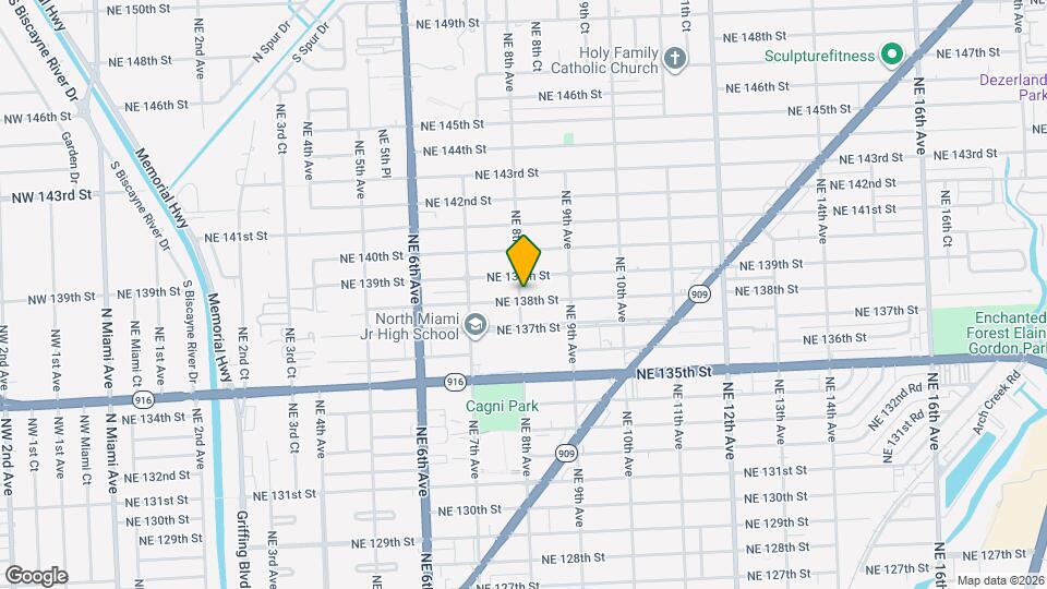 805 NE 138th St Map and Location Details