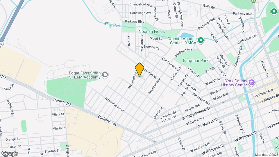 722 Manchester St Map and Location Details