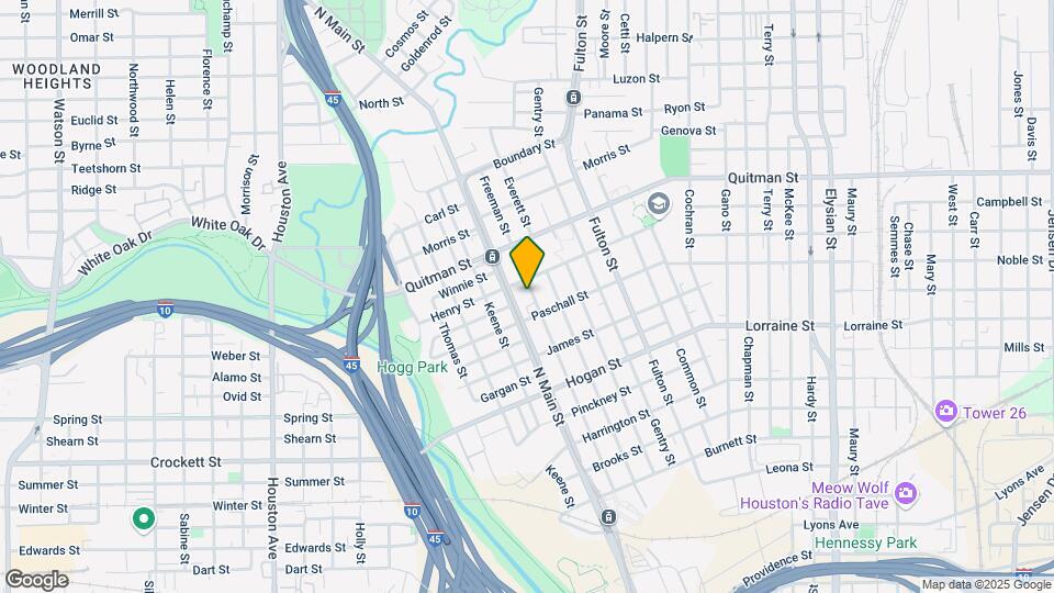 2111 Freeman St Map and Location Details