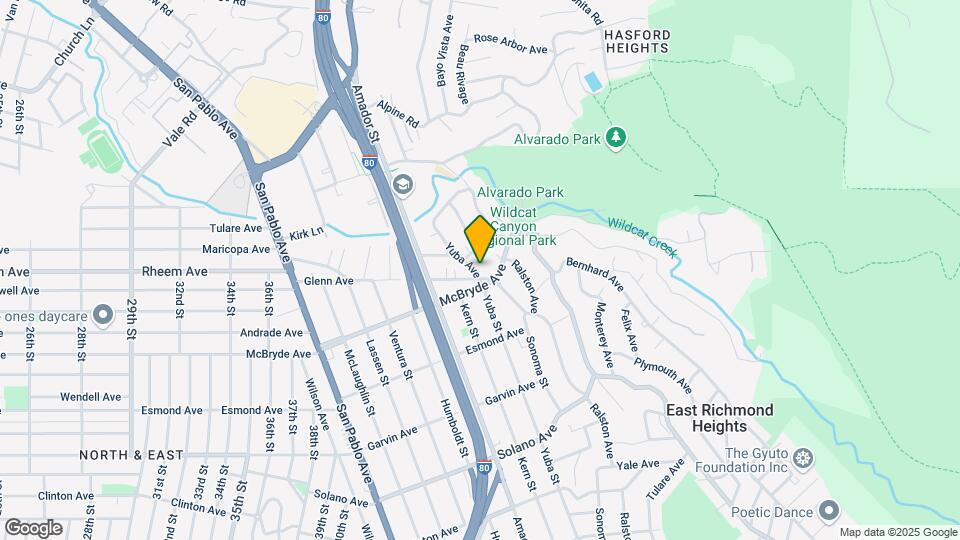 1130 Yuba Ave Map and Location Details