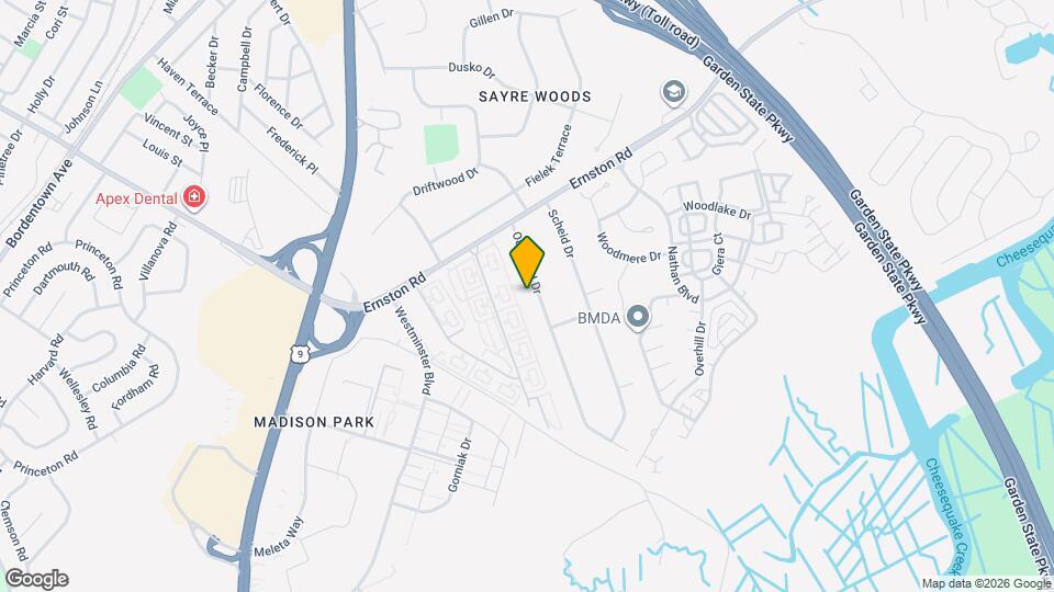 13 Oakwood Dr Map and Location Details