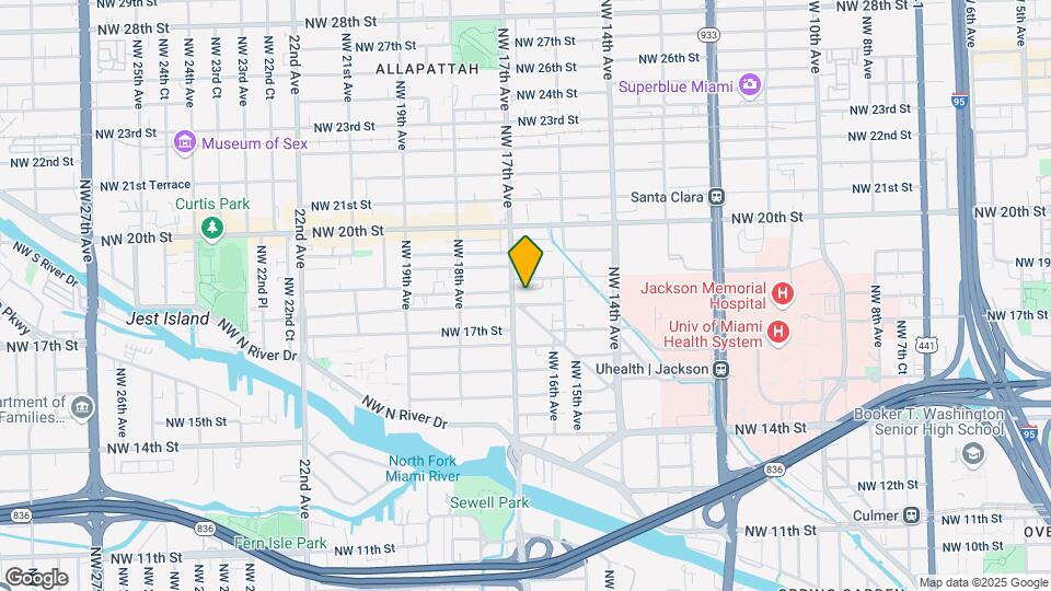 1655 NW 18th St Mapa y Detalles de la Ubicación
