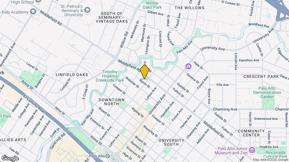 657 Everett Avenue Map and Location Details