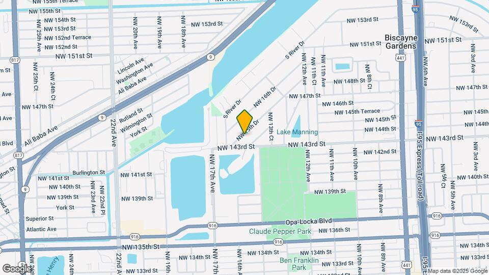 14365 NW 15th Dr Map and Location Details
