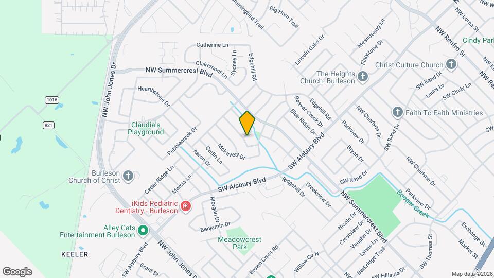 729 Ridge Top Dr Mapa y Detalles de la Ubicación