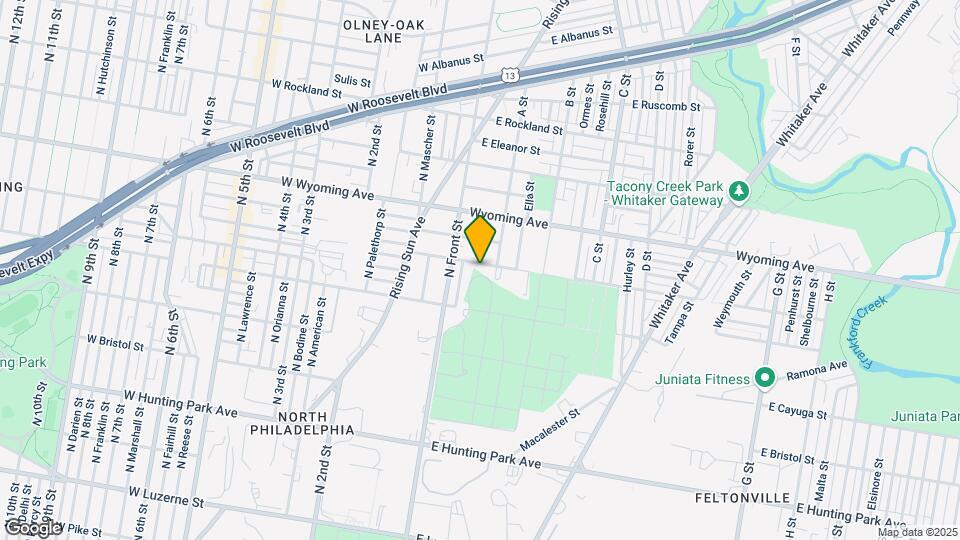 150 E Courtland St Map and Location Details