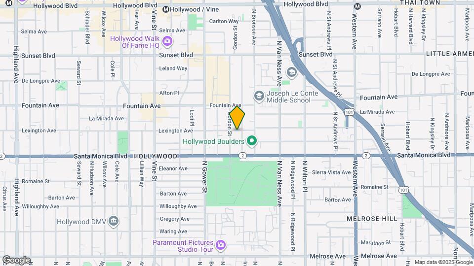 5960 Lexington Ave Map and Location Details