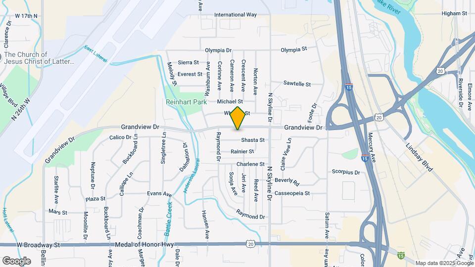 1739 Grandview Dr Mapa y Detalles de la Ubicación