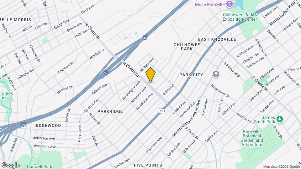 2606 Jefferson Ave, Unit 1 Map and Location Details