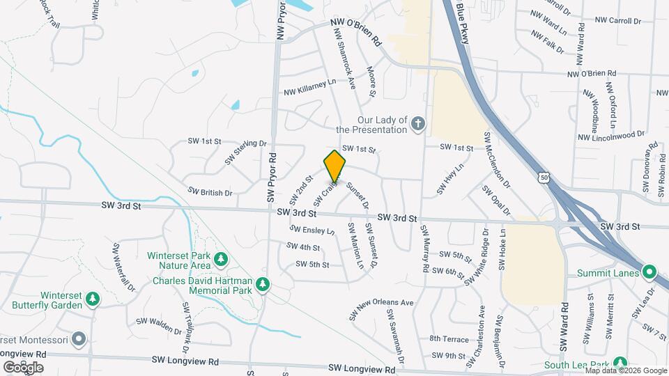 205 SW Craigmont Dr Mapa y Detalles de la Ubicación